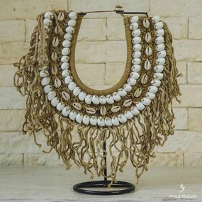 Colar de Conchas Boho Terroso | Bali