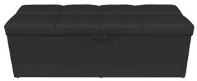 Calçadeira Nina 90 cm Suede D'Rossi - Preto