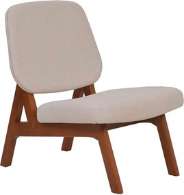 Poltrona Dora – Nozes e Creme