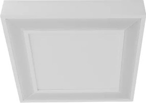 Plafon Led Sobrepor 16,8W Luz Amarela Fitedge - BRANCO