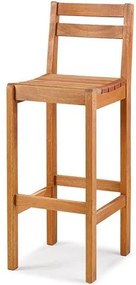 Banqueta Alta Pequi Ripada Stain Jatoba 106cm - 60423 Sun House