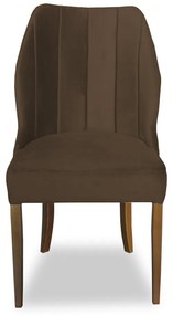 Kit 6 Cadeiras De Jantar Safira Suede Marrom