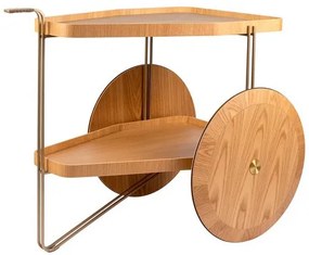 Carrinho Bar Elano Carvalho Recouro Fendi Base Gold - 77409 Sun House