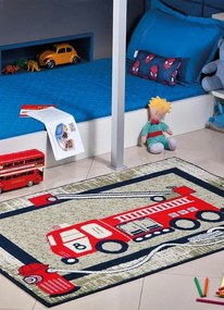 Tapete Infantil Bombeiro 100x150 cm