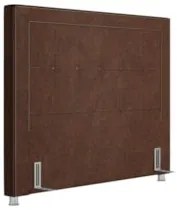 Cabeceira Cama Box Casal 140cm Paolla Z37 Sintético Camel - Mpozenato