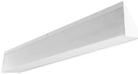 Plafon Led Sobrepor Retangular 9W Listrado Luz Branca