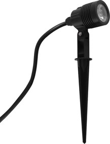 Espeto Led Abs Preto 3W 38 3000K Ip65 Optical