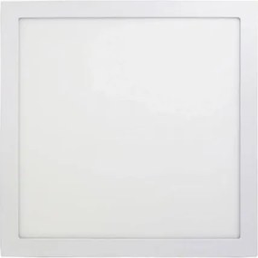 Plafon Led De Sobrepor Quadrado Branco 32W 3000K Panel
