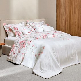 Colcha c/ 2 Porta Travesseiros Trussardi Cetim 300 Fios Venere - Casal  Casal