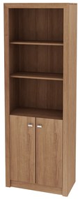 Armário Estante Alto para Escritório Home Office ME4110 MDP Amendoa G69 - Gran Belo