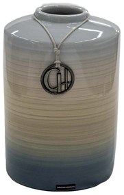 Vaso Reto decorativo em Cerâmica Carolina Haveroth - Borboleta Alto Brilho Kleiner