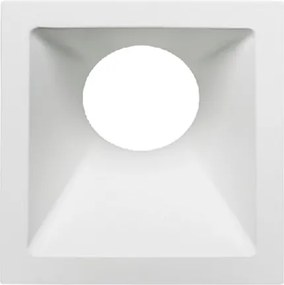 Plafon Embutir Aluminio Square 9,6cm
