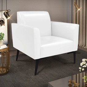 Kit 2 Poltronas Pés Villach Marisa Corano Branco