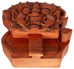Caixa Barong Entalhado | Madeira Bali