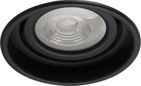 Plafon De Embutir Microborda 4,3xø10,9cm Imo - PRETO