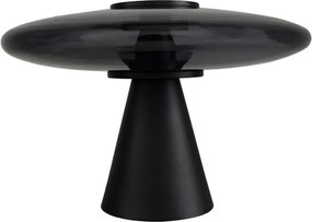 Luminaria De Mesa Led Dimerizavel Preta 15W 3000K Trend