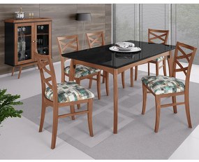 Conjunto de Jantar Victória com Cadeira Veneza Miller Interiores