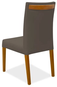 Cadeira de Jantar Milan Veludo Marrom