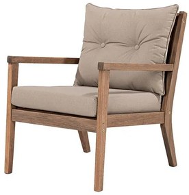 Poltrona Riade Almofadas Fendi Stain Castanho - 76738 Sun House