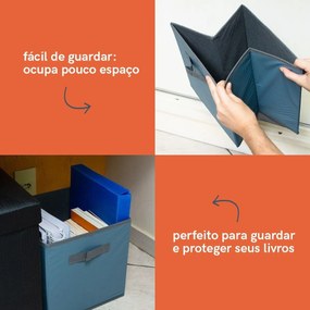 Organizador Dobrável Cinza