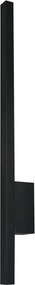 Arandela Vertical Small Slim 02X05X58Cm Led 13W 3000K - Qimporta Ar252... (PRETO)