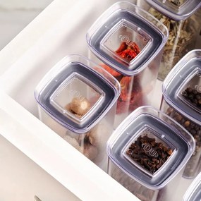 Kit 10 Potes Herméticos de Acrílico - 340ml