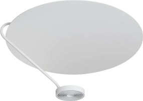 Plafon Led De Sobrepor Branco 12w 2700k Ø48x23cm Vinil
