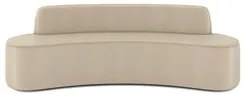 Sofá 5 Lugares para Sala de Estar Living 300cm Koane D06 Facto Pérola