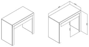 Escrivaninha Mesa Home Office 1 Gaveta Computador Branco