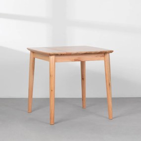 Mesa de Jantar Mia Quadrada - Natural - 80cmx80cm