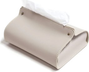 Porta Lenços Pop Sottile Casa em Couro PU - Gelo  Gelo