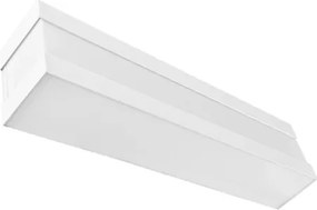 Arandela Led Alumínio Branco 18w Bilbao - LED BRANCO QUENTE (3000K)