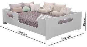 Cama Mentossoriana Encanto Casal Branco - Gabrielli Móveis