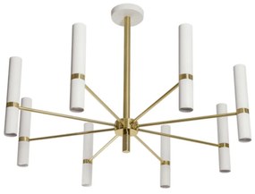 Pendente Século Ø75X60Cm 7Xmr11 Por Waldir Junior - Usina 51090/7 (MR-T - Marrom Texturizado)