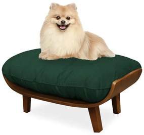 Cama Pet Costela para Cães e Gatos Almofadada Suede Verde Bandeira