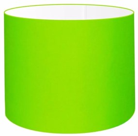 Cúpula abajur cilíndrica cp-8019 Ø40x30cm verde limão