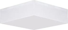 Plafon Sobrepor Alumínio Acrílico Branco 26cm Valencia