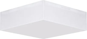Plafon Sobrepor Aluminio Acrilico Branco 26Cm Valencia