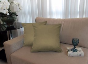 Almofada Decorativa 40x40 Tecido Suede Nude