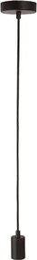 Pendente Metal 4Cm Factory - PRETO