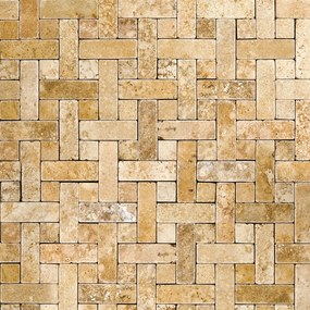 Papel de parede adesivo pedra lajota marrom e amarelo