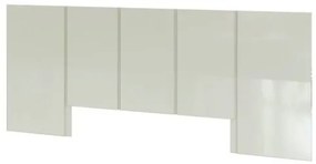 Cabeceira Queen Lisa Off White Brilho 280cm - 76939 Sun House