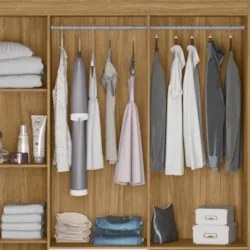 Guarda Roupa Casal 153cm 6 Portas Astra Freijó/Off Z17       - Mpozena