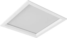 Plafon Led Embutir Quadrado Branco 16w Sevilha