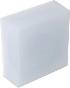 Arandela Led Quadrada Branca 7,5W Ip65 120 3000K Ice