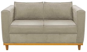 Sofá 2 Lugares Europa Corano Bege ADJ Decor