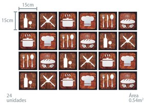 Cheff - Conjunto com 24 peças