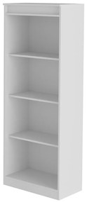 Escritório Completo com Mesa Armário Alto e Balcão Moon MDP Branco G69 - Gran Belo