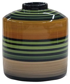 Vaso Reto decorativo em Cerâmica Carolina Haveroth - Maruaga Alto Brilho Kleiner