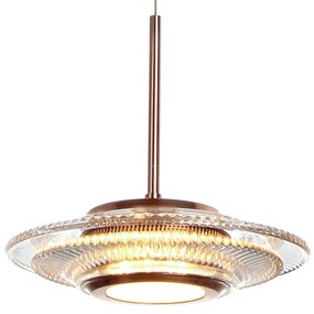 Pendente Sunflower Horizontal Ø22,5X19Cm 01Xled 9,4W 2700K Metal Alumi... (ONIX, 220v)